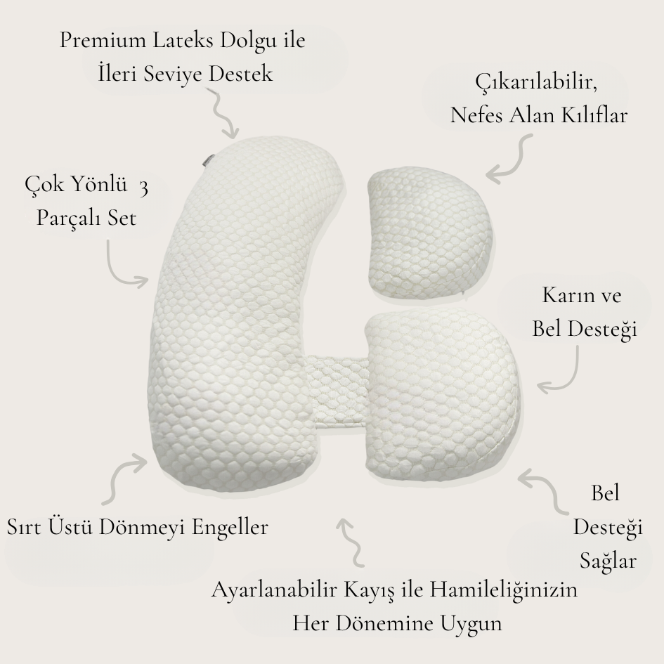 Natürya Konfort Hamile Yastığı